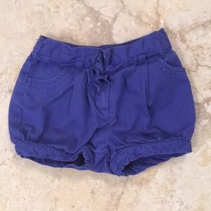 Janie and Jack blue girls shorts